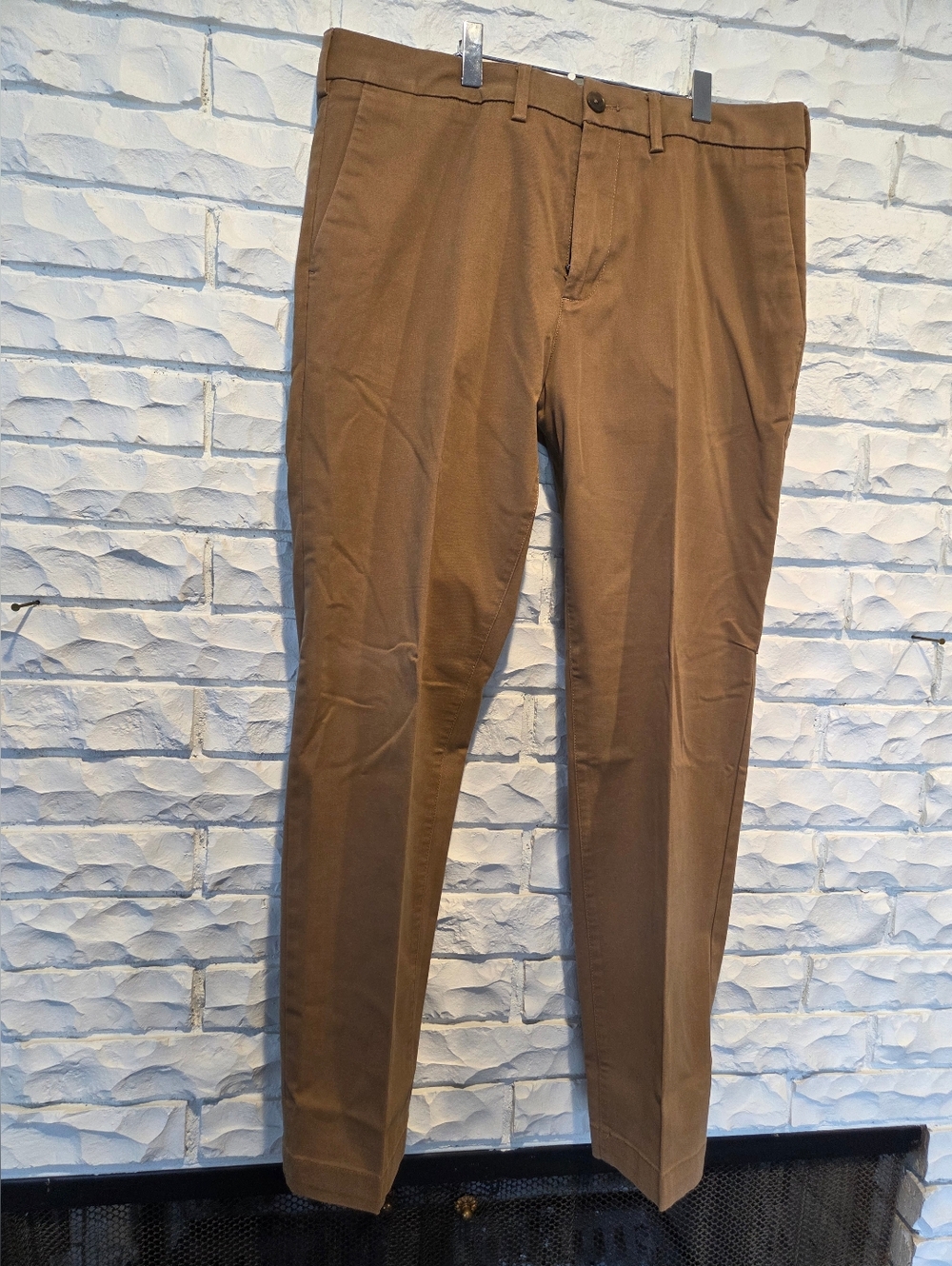 Express Men's Tan Chinos - Slim Fit